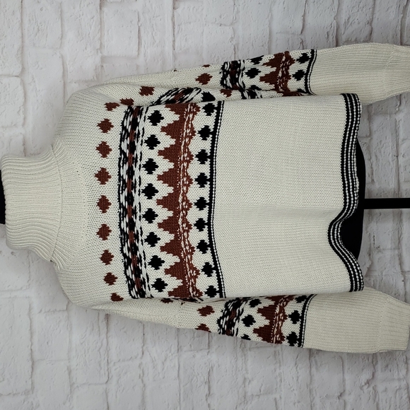 Anthropoloie Guest Brand Cloth Nordic Knit Sweater - Picture 6 of 13